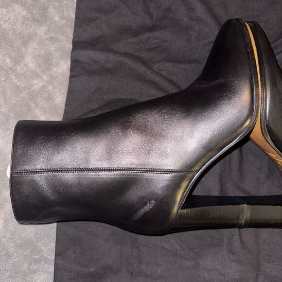 NEW Maje Fanette Pointed-Toe Leather Ankle Boots Size 9 - Picture 13 of 13